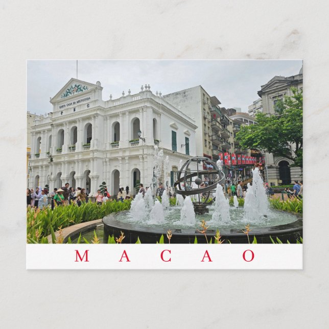 Macao Heliga House of Mercy view vycard Vykort (Framsida)