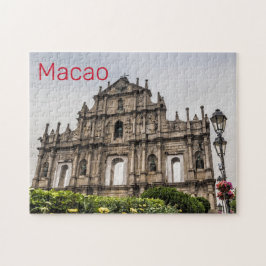 Macao Ruin i St. Paul's Church China Souvenir Pussel