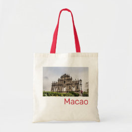 Macao Ruin i St. Paul's Church China Souvenir Tygkasse