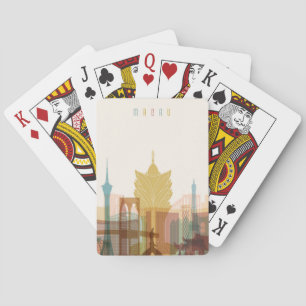 Macao stadshorisont för china casinokort