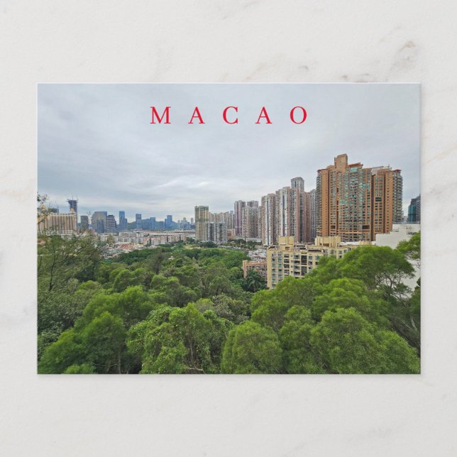 Macao Taipa panoramabyvyvyvykort Vykort (Framsida)