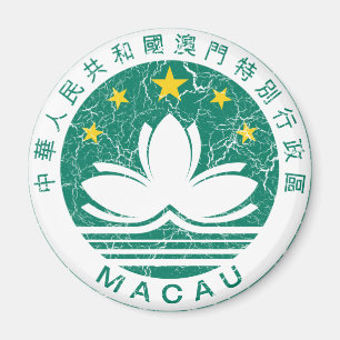 Macao vapensköld magnet