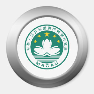 Macao vapensköld magnet