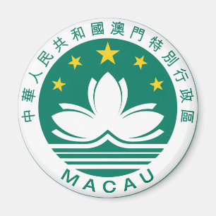 Macao vapensköld magnet