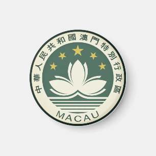 Macaos emblem magnet