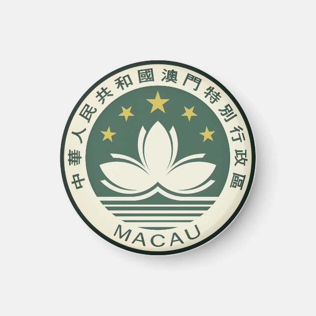 Macaos emblem magnet (Framsidan)