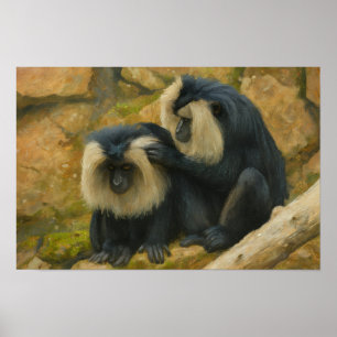 Macaque Bond - Grooming Ritual Poster