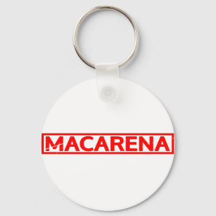 Macarena Frimärke Nyckelring