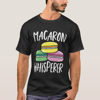 Macaron Älskare Macron's Cookies Macaroon Baking M T Shirt