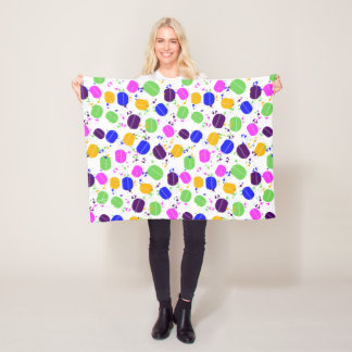 Macaron Confetti Blanket Fleecefilt