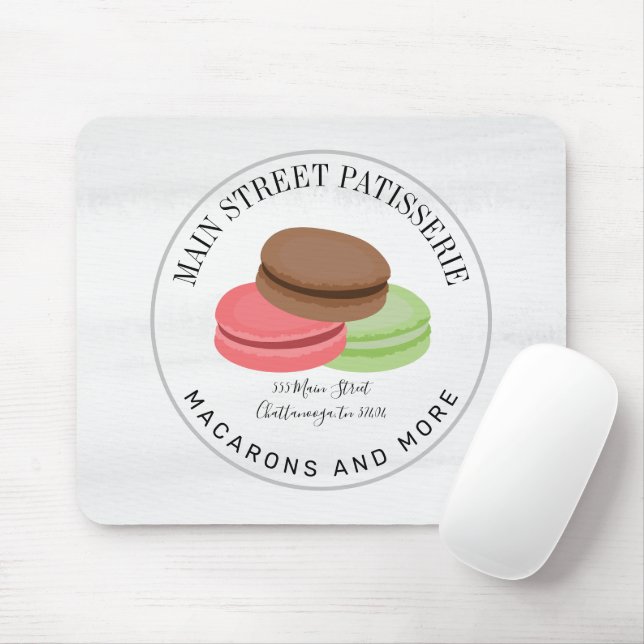 Macaron Food Business Professionell Musmatta (Med mus)