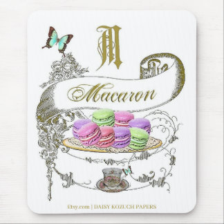 Macaron, Fransk Inspired Mouse Pad Musmatta
