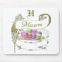 Macaron Fransk Inspired Mousepad