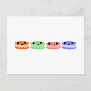 macaron Joy Vykort