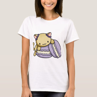 Macaron kattunge tee shirt