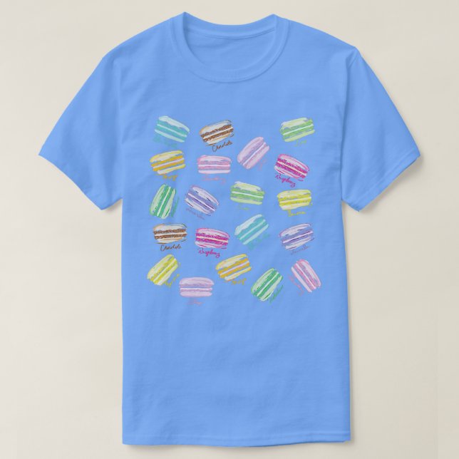 Macaron Macaroons T Shirt (Design framsida)