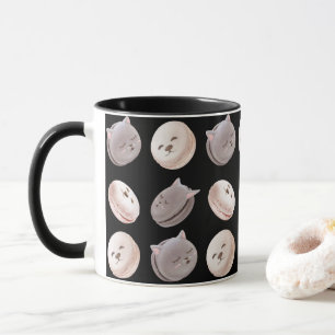 Macaron Mönster Mugg
