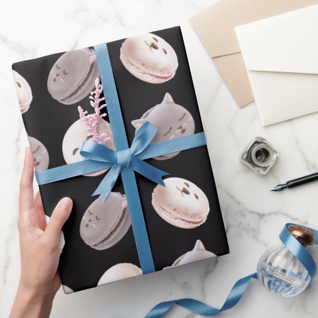 Macaron Mönster Presentpapper (Gifting)