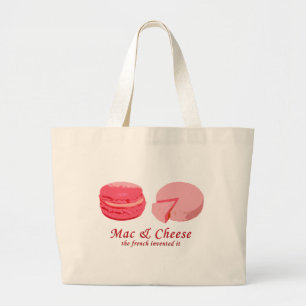 Macaron & ostshoppingtoto jumbo tygkasse