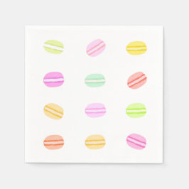 Macaron Papper Napkins Pappersservett