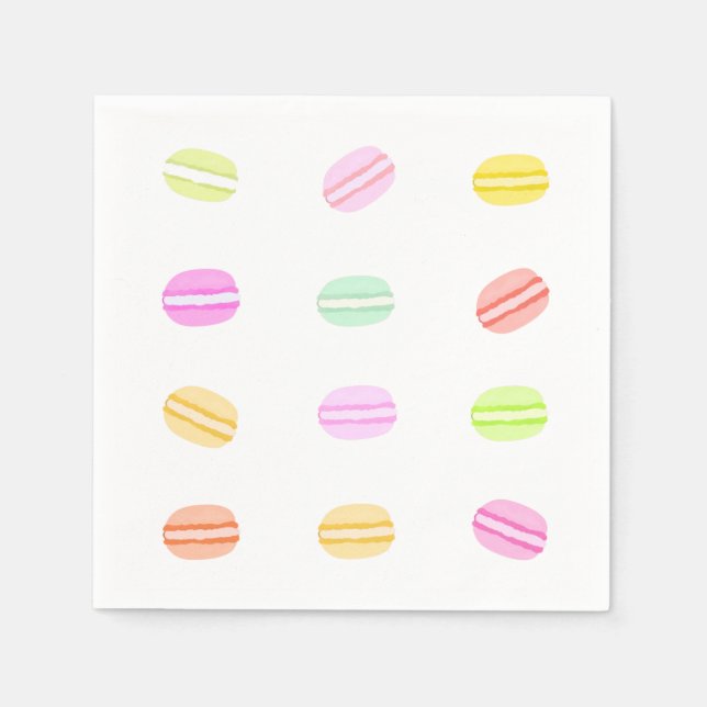 Macaron Papper Napkins Pappersservett (Framsidan)