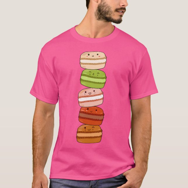 Macaron Stack T Shirt (Framsida)