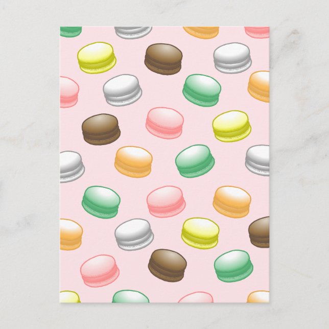 Macaron Sweet 16 Birthday Card Vykort (Framsida)