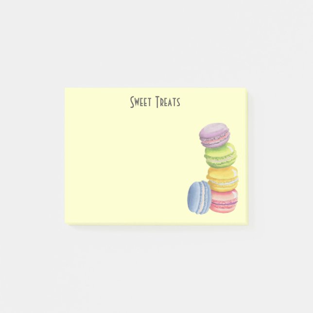 Macaron Sweet Treats Post-it Block (Framsida)