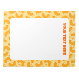 Macaroni and Cheese Pattern Anteckningsblock