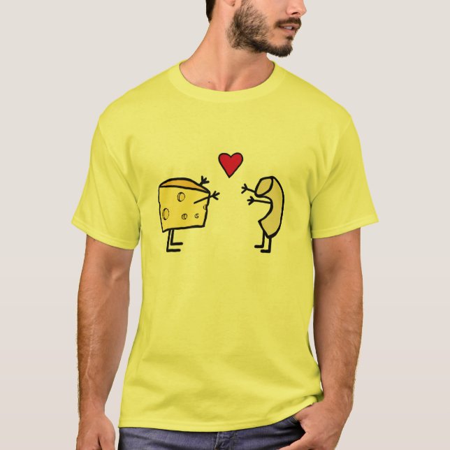 Macaroni & Cheese Kärlek T-shirt (Framsida)