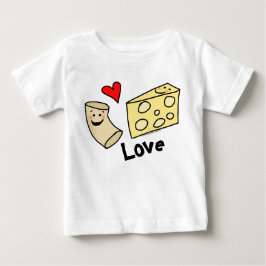 Macaroni Kärlek Cheese, Heart Girl/Boy Funny Cute T Shirt