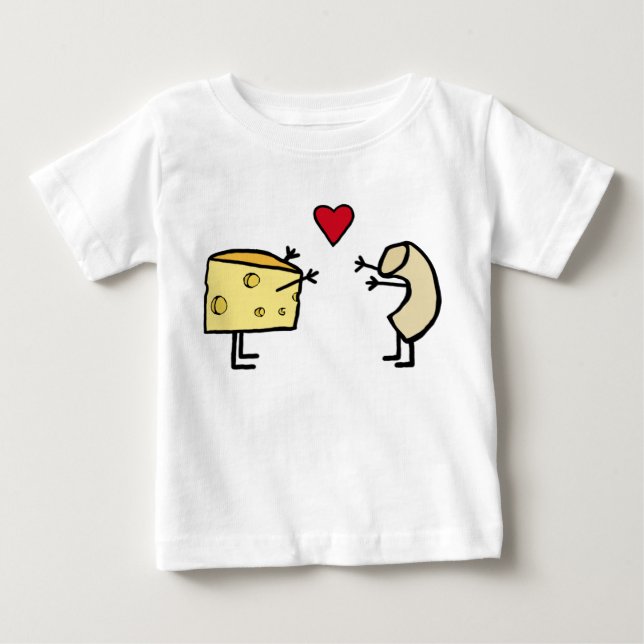 Macaroni och Cheese Baby Tee (Framsida)