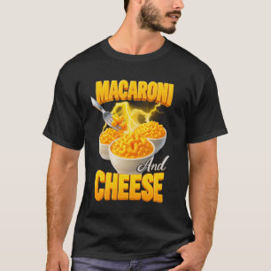 Macaroni och Cheese Bowl Cheesy Pasta Comfort Food T Shirt