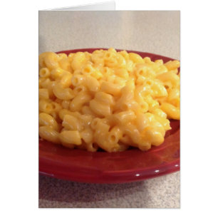 Macaroni och Cheese Hälsningskort