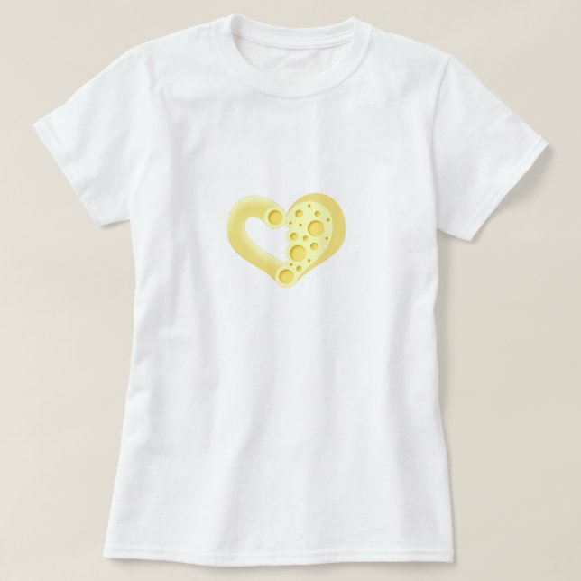 Macaroni och Cheese Heart Tee (Design framsida)