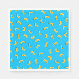 Macaroni och Cheese Illustration Pappersservett