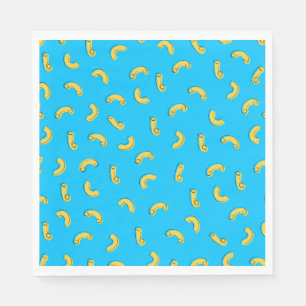Macaroni och Cheese Illustration Pappersservett