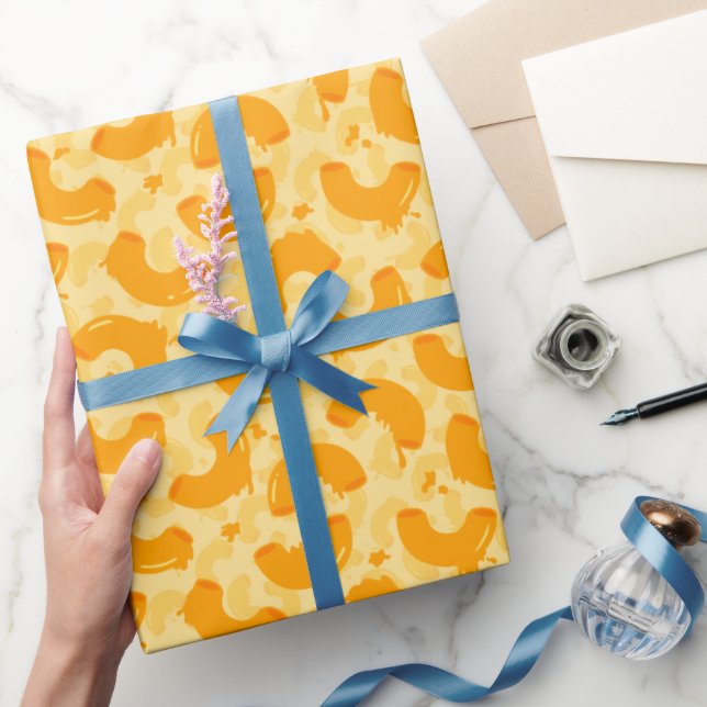 Macaroni och Cheese Mönster Presentpapper (Gifting)