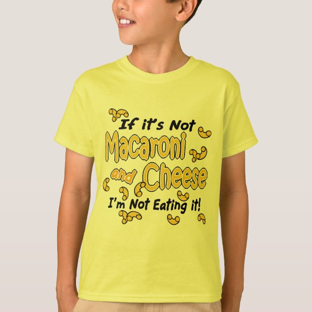 Macaroni och Cheese Tee Shirt (Framsida)