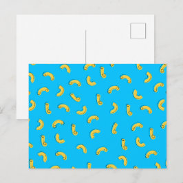 Macaroni och ost-illustration vykort