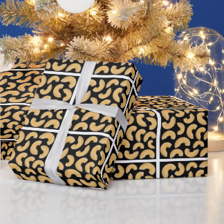 Macaroni pasta mönster presentpapper