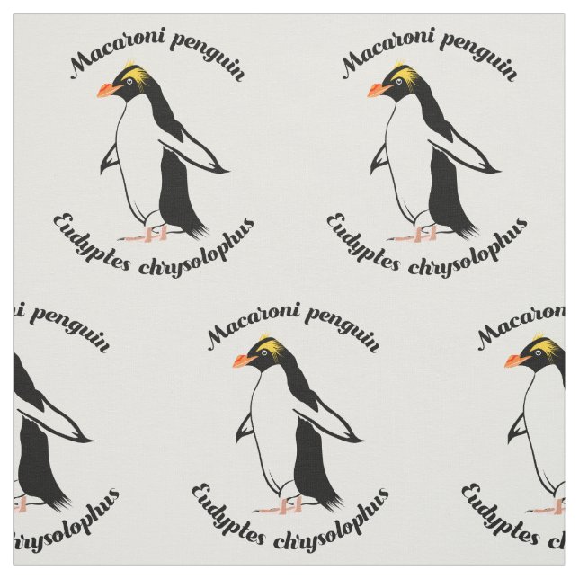 Macaroni Penguin Tyg (Provkarta)