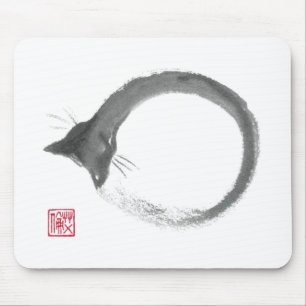 Macaroni - Sumi-e katt Enso Musmatta