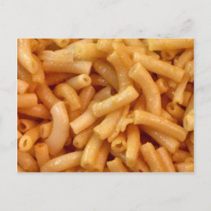 Macaronis och ost vykort