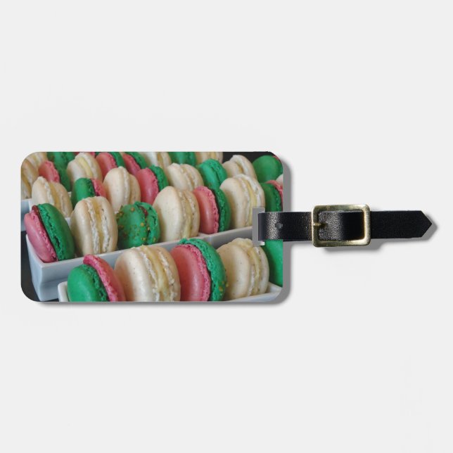 Macarons Bagagebricka (Horisontell Framsida)