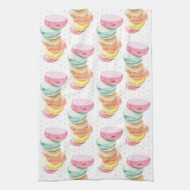 Macarons Dots Kitchen Towels Kökshandduk (Vertikal)