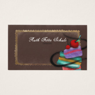 Macarons Parispaj Visitkort