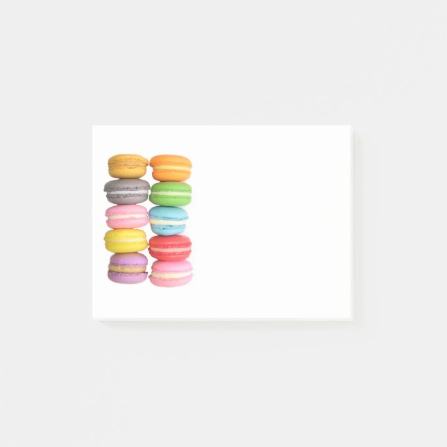 Macarons Post-it®-anteckningar Post-it Block (Framsida)
