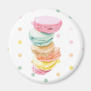 Macarons punkter Magnet