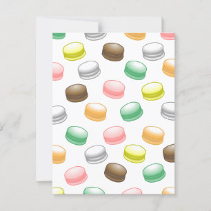 Macarons Sweet 16 Birthday Postcard Vykort